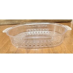 Rival Double Food Steamer CKRVSTLM21 Upper Steamer Basket Tray #1 Replacement